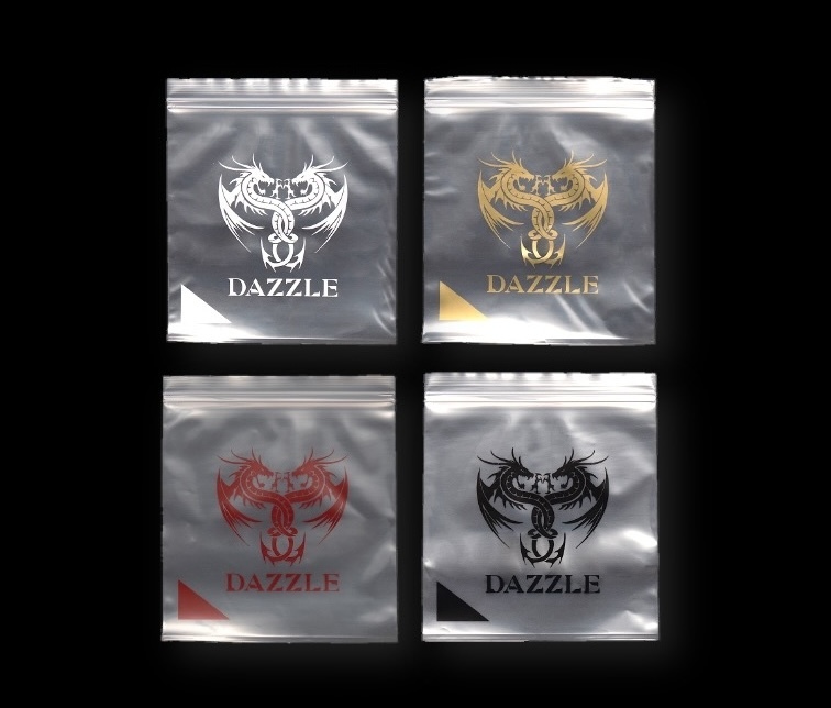 冒険のお供「金塊」も入れられる魔法の袋DAZZLE オリジナルジップ