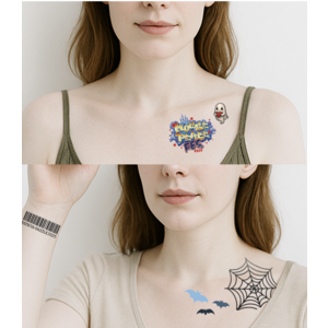 【数量限定】DAZZLE Personalized Halloween Tattoo Stickers