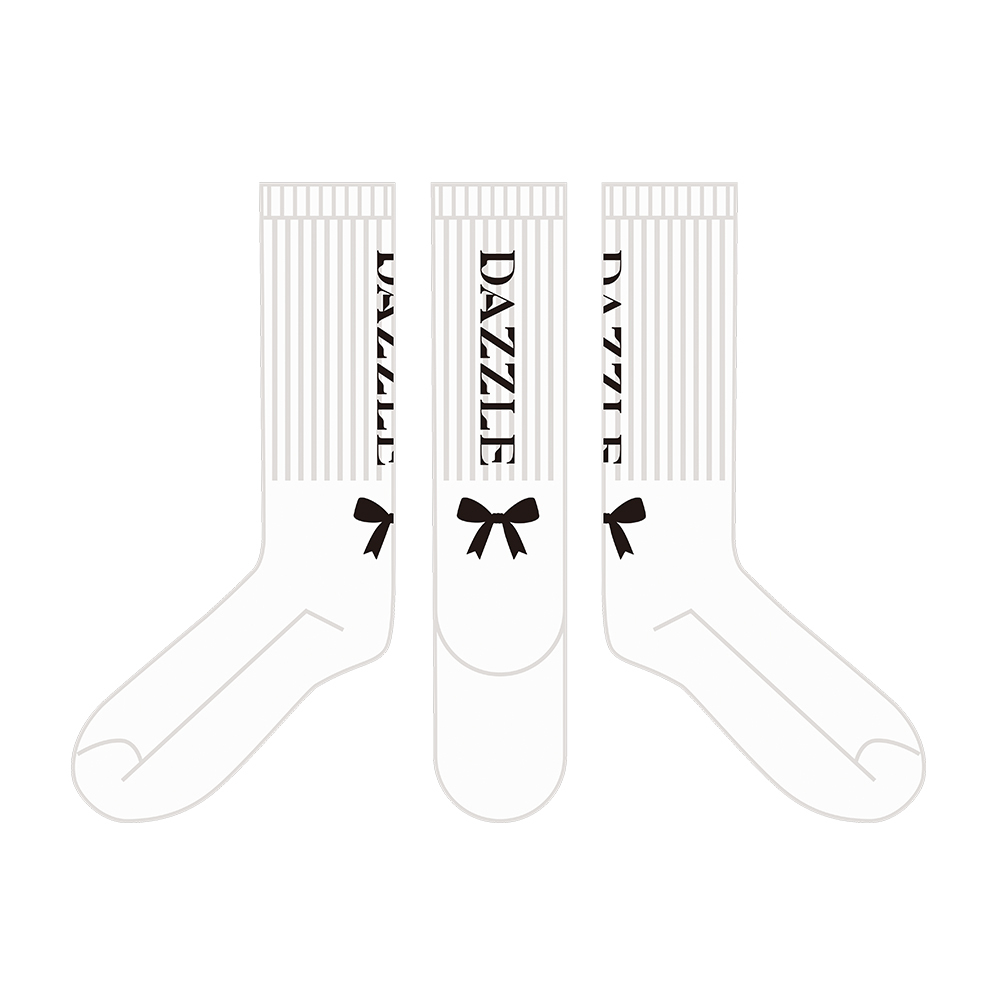 【数量限定】DAZZLE推し必見！<br/>バックリボンソックス
